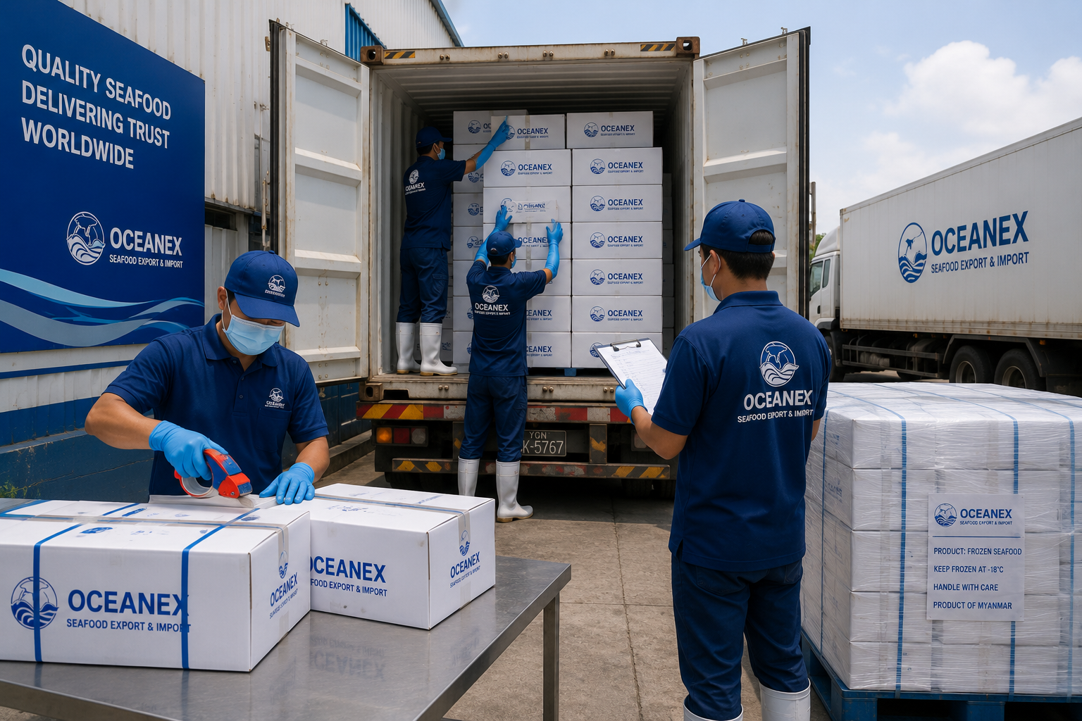 OCEANEX seafood packing